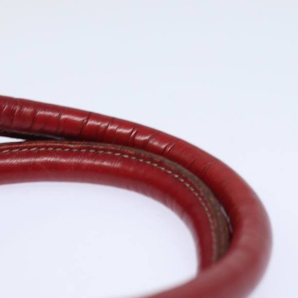 BURBERRY Nova Check Blue Label Hand Bag Canvas Beige Red Auth yk13174 - Picture 10 of 16